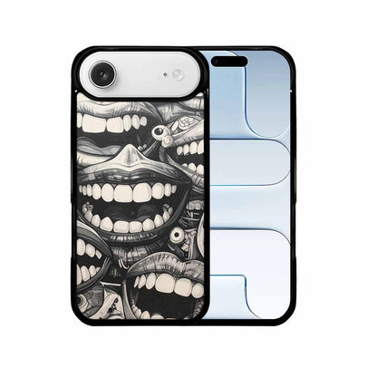 iPhone 17 Air Case — Seamless Repeating Pattern Of Overlapping Cartoon, Custom Printed Phone Case