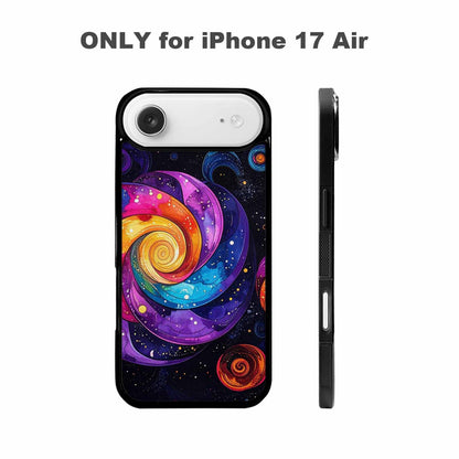 iPhone 17 Air Case — Rose Galaxy Art Seamless Pattern Galaxy, Original Design Phone Case