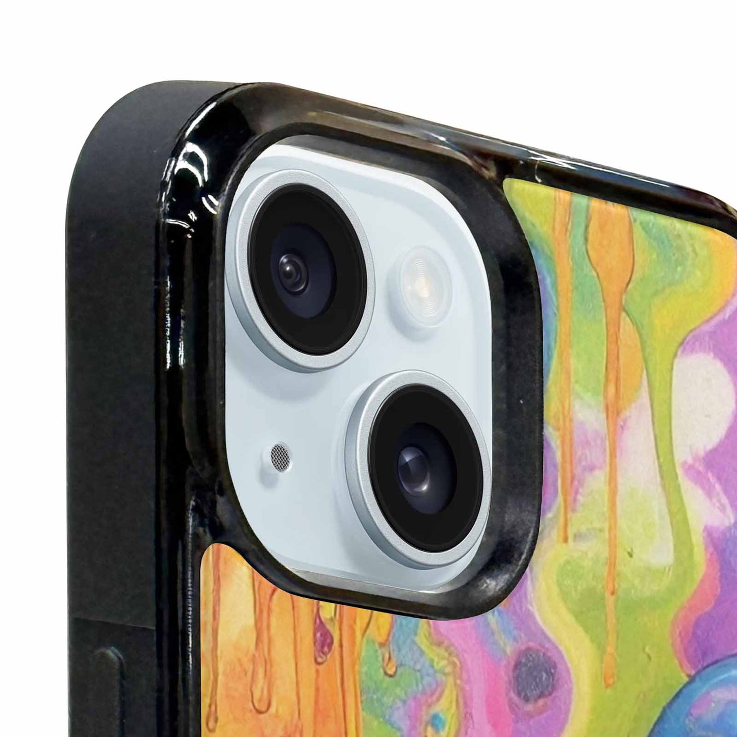 iPhone 15 Plus Case — Aliens Tie Dyemelting Aliens P Bod, Custom Phone Case