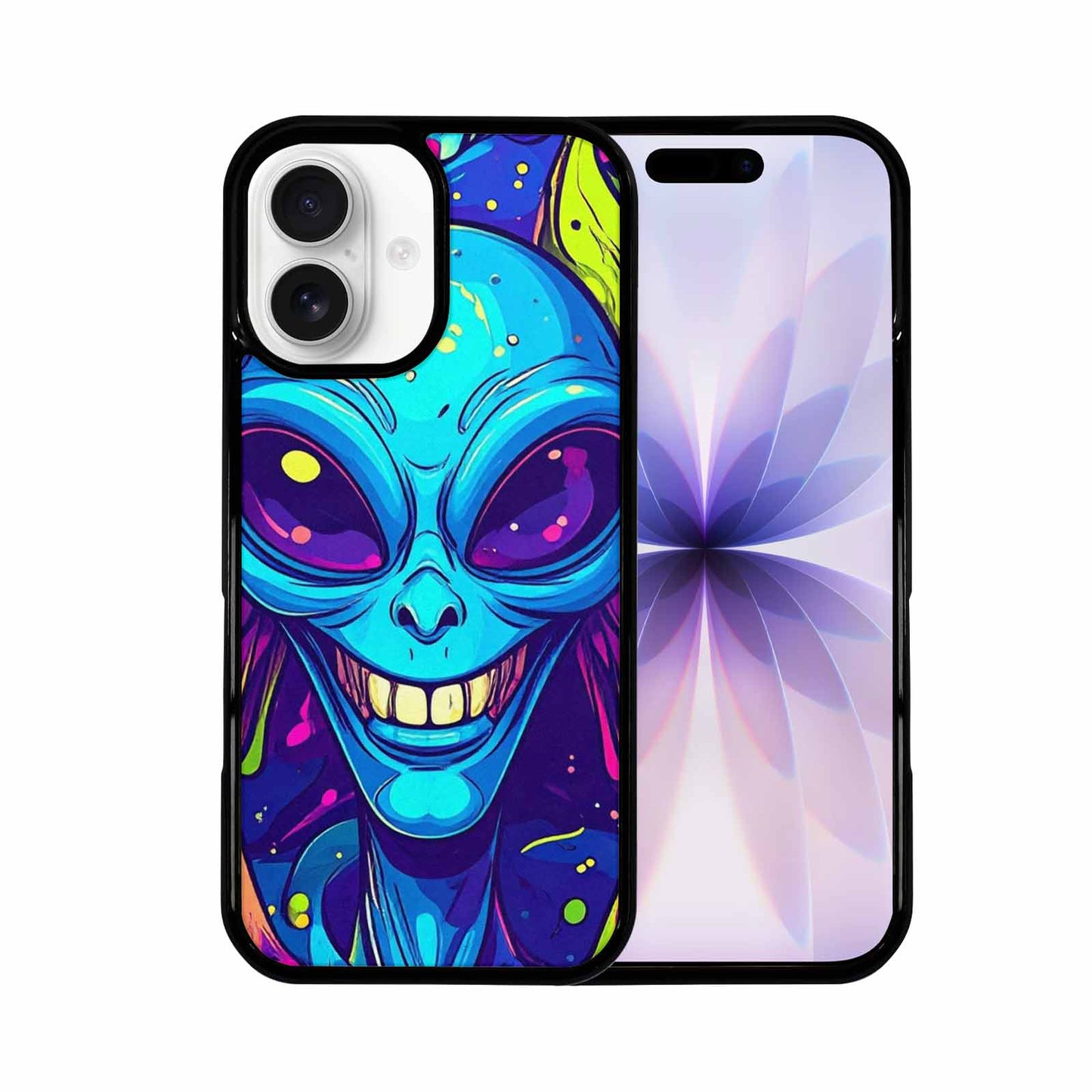 iPhone 17 Case — Alien Ufo Cartoon Art Alien Scifi, Custom Art Phone Cover