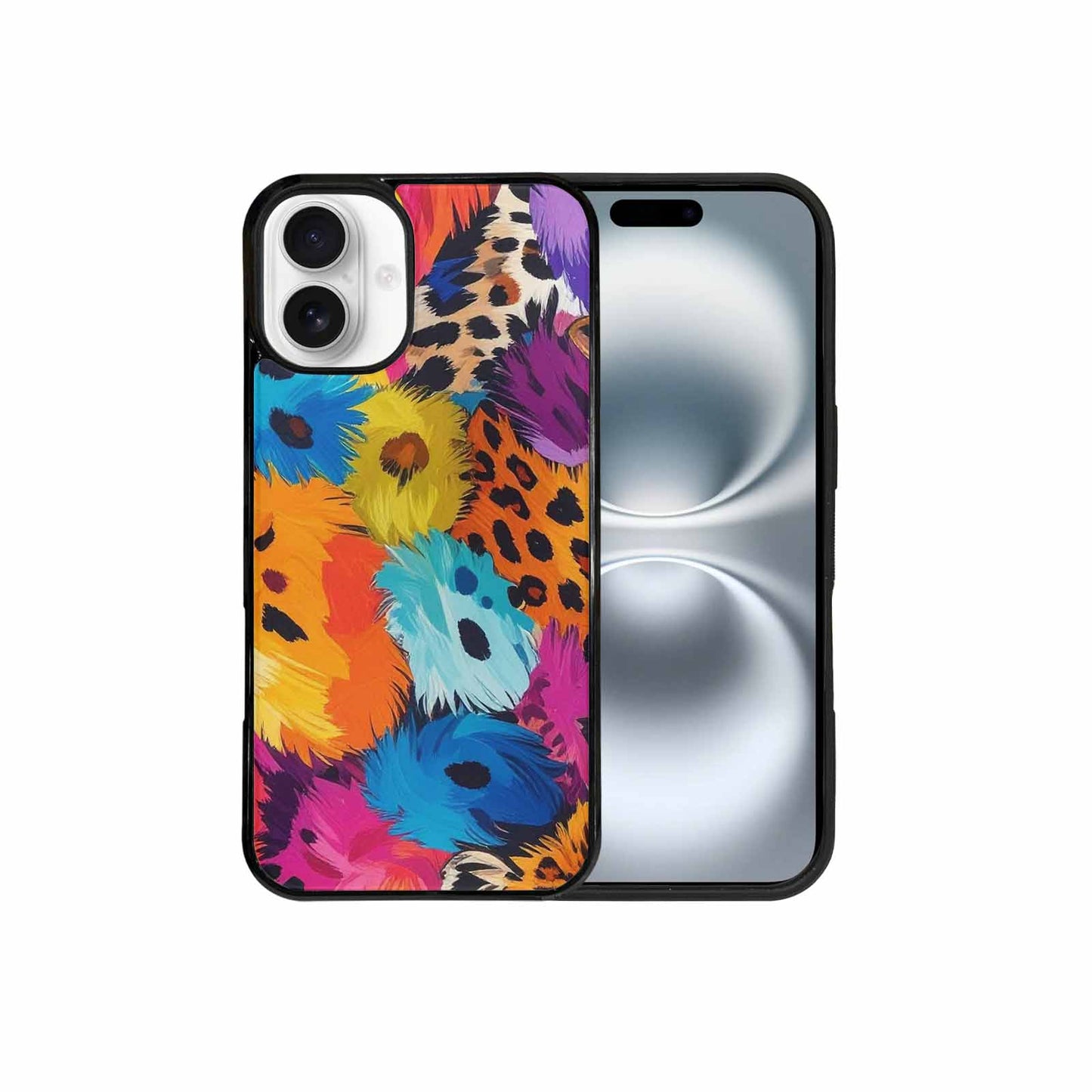 iPhone 16 Plus Case — Full Color Vibrantanimal Print A, Original Design Phone Case