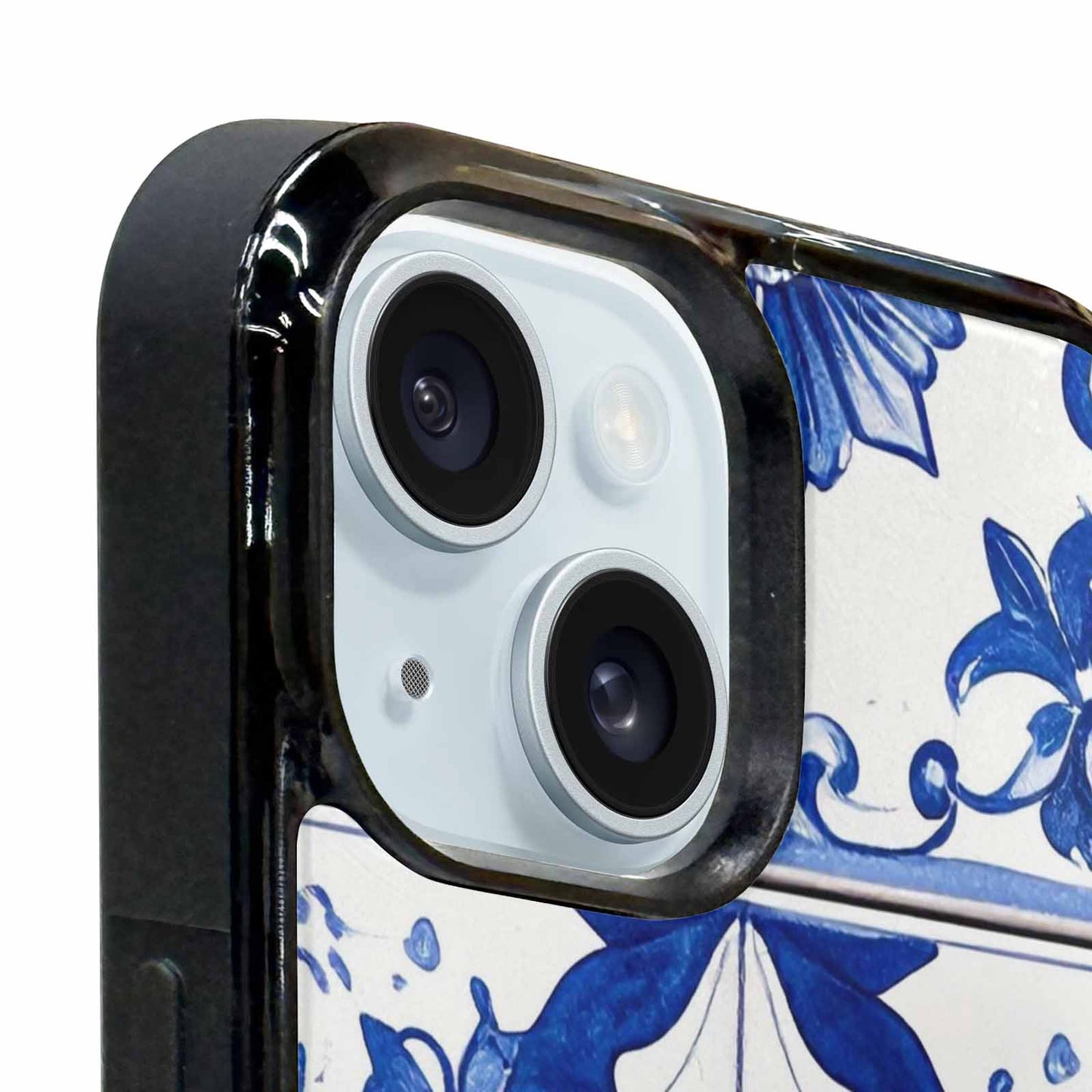 iPhone 15 Case — Talavera Tile Floral Custom, Custom Phone Case