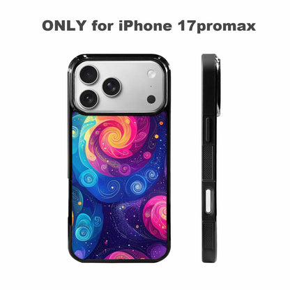 iPhone 17 Pro Max Case — Rose Galaxy Art Seamless Galaxy Space, Custom Printed Phone Case