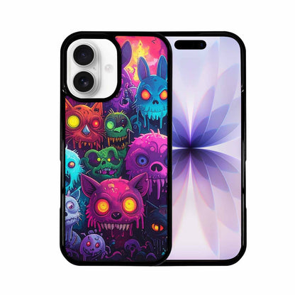 iPhone 17 Case — Mixed Toxic Glow Creature Cartoon Cute, Custom Designed Case Cover