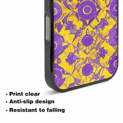 iPhone 16 Pro Case — Intersex Flag Color Theme Small Rainbow, Custom Designed Case Cover