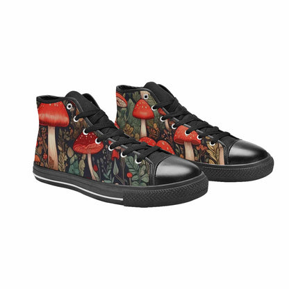 WOMEN'S Mushroom High Top Canvas Y2K Custom Shoes