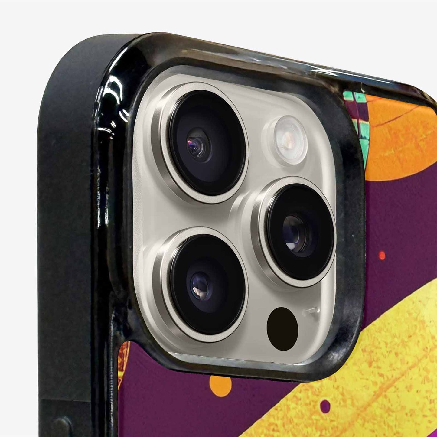 iPhone 16 Pro Max Case — 1970s Disco Art Pattern, Custom Print Case Cover