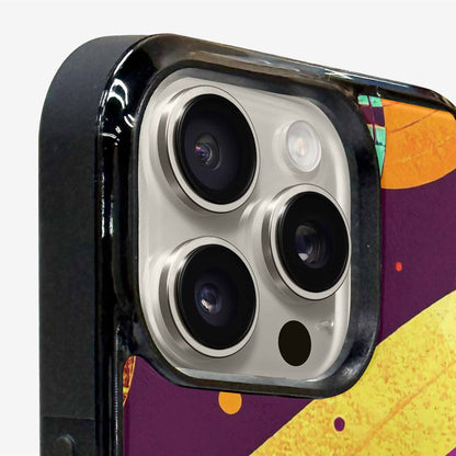 iPhone 16 Pro Max Case — 1970s Disco Art Pattern, Custom Print Case Cover