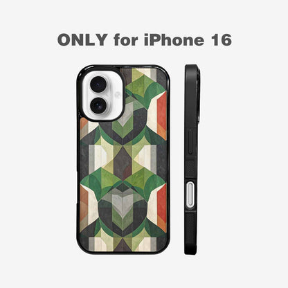 iPhone 16 Case — Aromantic Flag Color Theme Small Rainbow, Custom Made Phone Cover