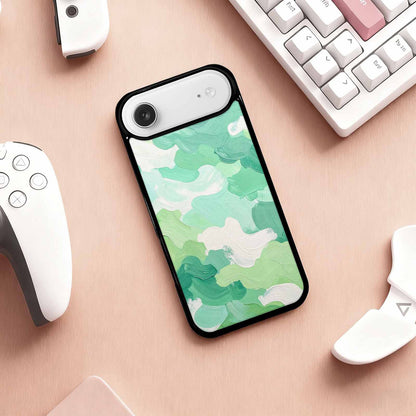 iPhone 17 Air Case — Seamless Tileable Pattern Of Overlapping Camo, Custom Print Case Cover