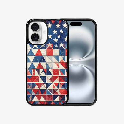 iPhone 16 Case — Small American Flag Stars And Stripes, Custom Art Phone Cover