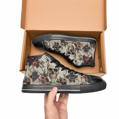 MEN'S Skulls - Roses High Top Canvas Dreamcore Shoes
