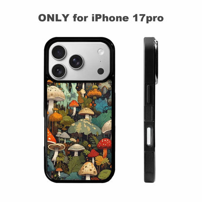 iPhone 17 Pro Case — Mushrooms Camomushrooms Patter Bki Camo, Original Design Phone Case