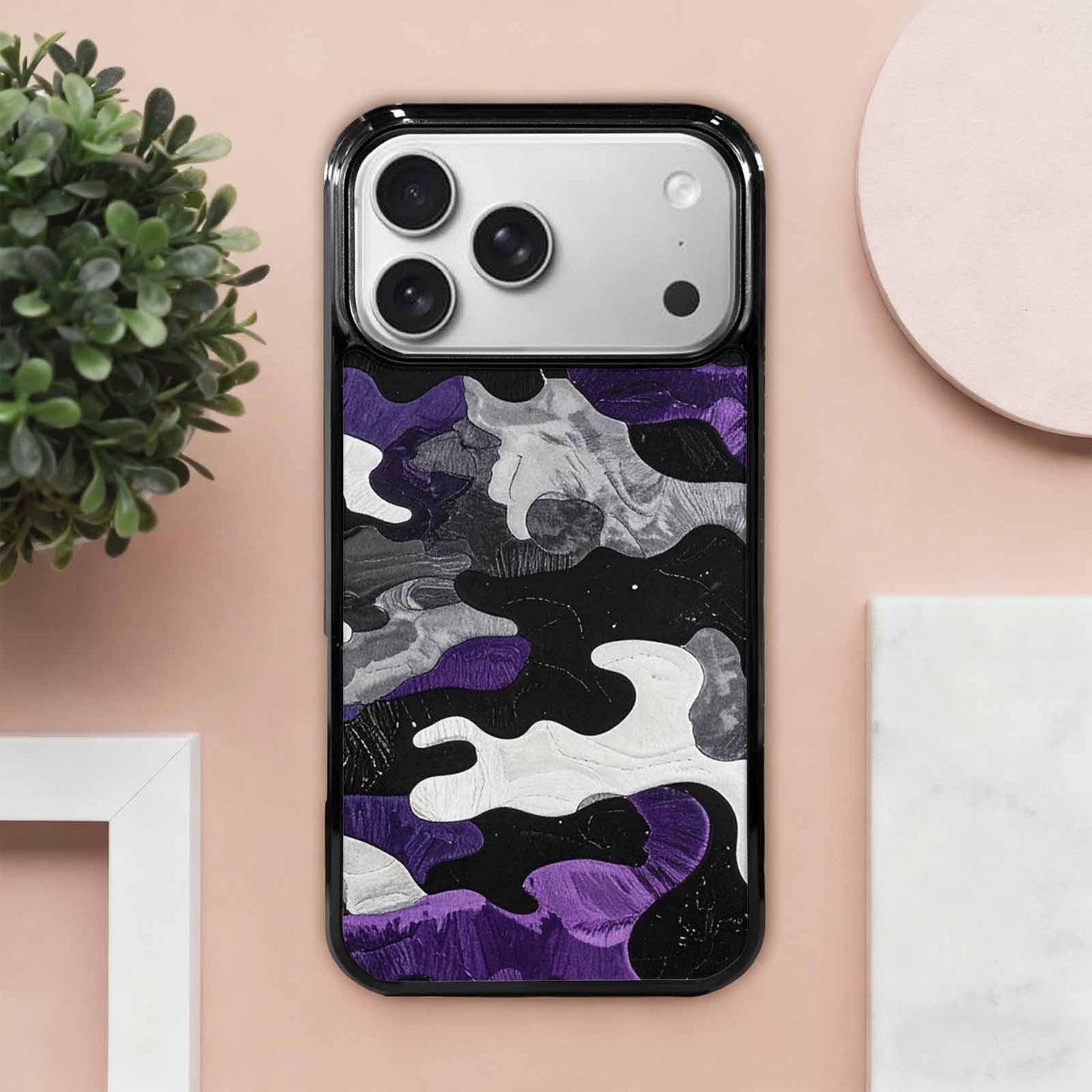iPhone 17 Pro Max Case — Vivid Camo Asexual Camo, Custom Phone Case
