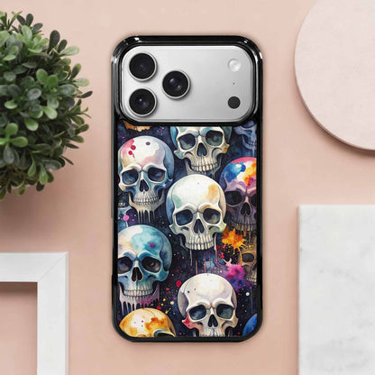 iPhone 17 Pro Max Case — Skull Dark Art Gothic Print Gothic, Personalized Phone Case