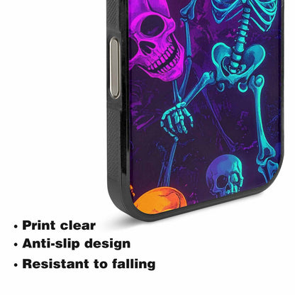 iPhone 16 Pro Max Case — Glowing Skeleton Pattern Hundreds Of Small, Unique Phone Case Design