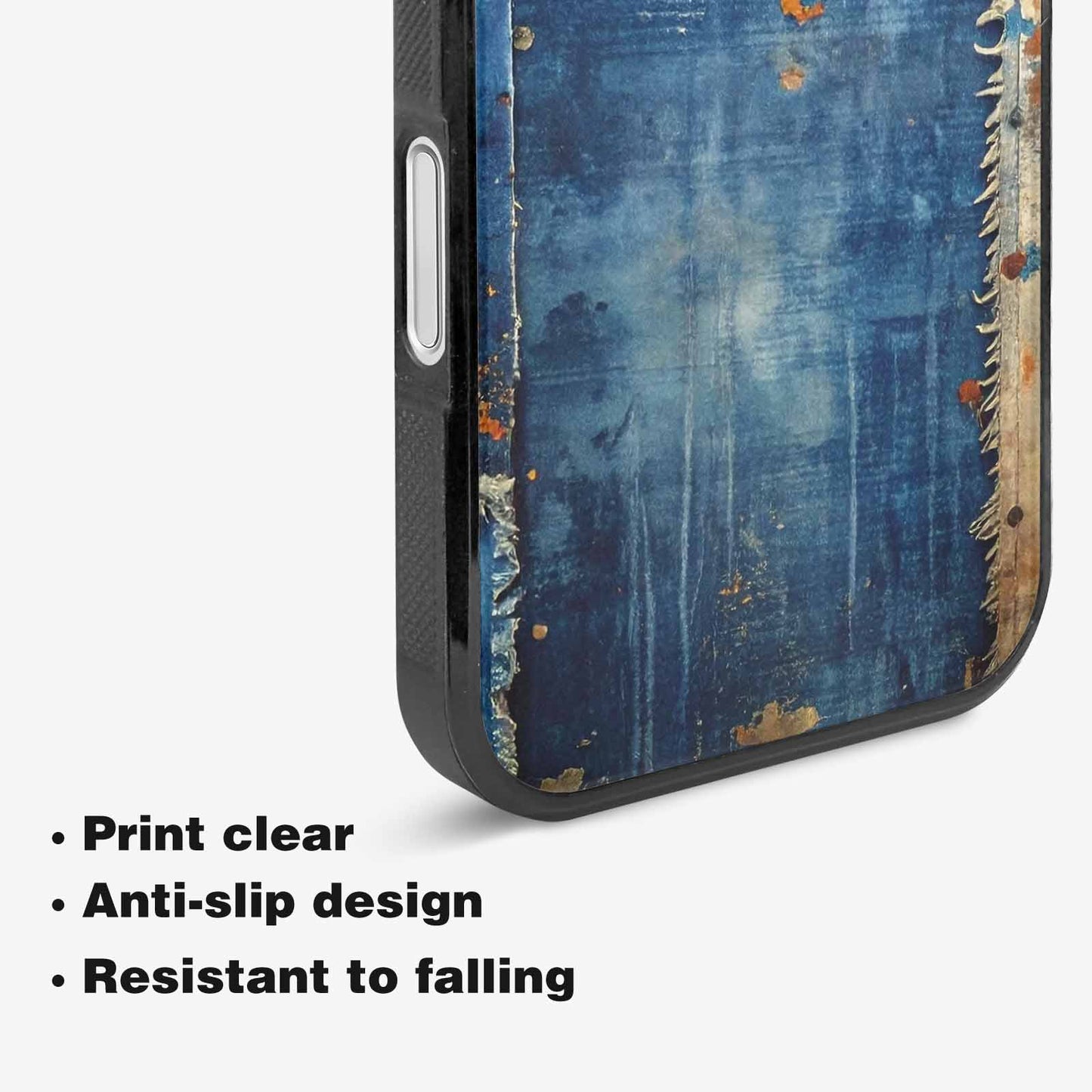 iPhone 16 Plus Case — Curve The Ripping Demin Tectures For, Custom Printed Phone Case