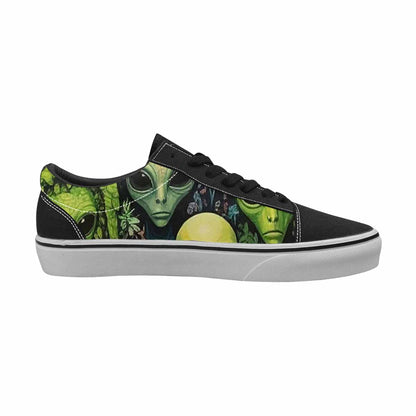 WOMEN'S Aliens Lace-Up Canvas Dreamlike Custom Shoes