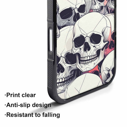 iPhone 17 Pro Case — Skull Dark Art Gothic Print Gothic, Personalized Phone Case