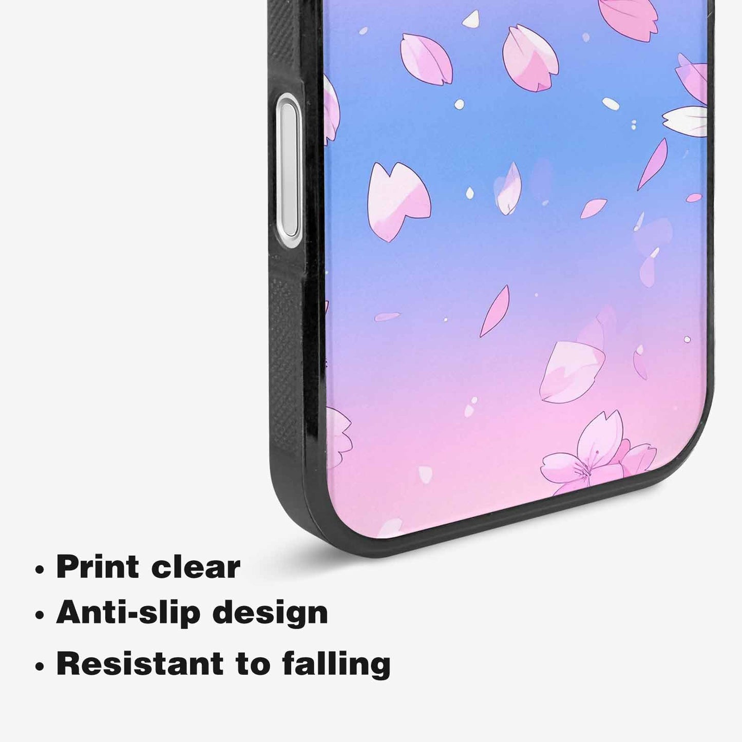 iPhone 16 Plus Case — Anime Cherry Blossom Custom, Custom Printed Phone Case