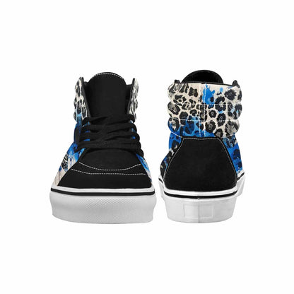 MEN'S Animal Print High Top Canvas Y2K Shoes