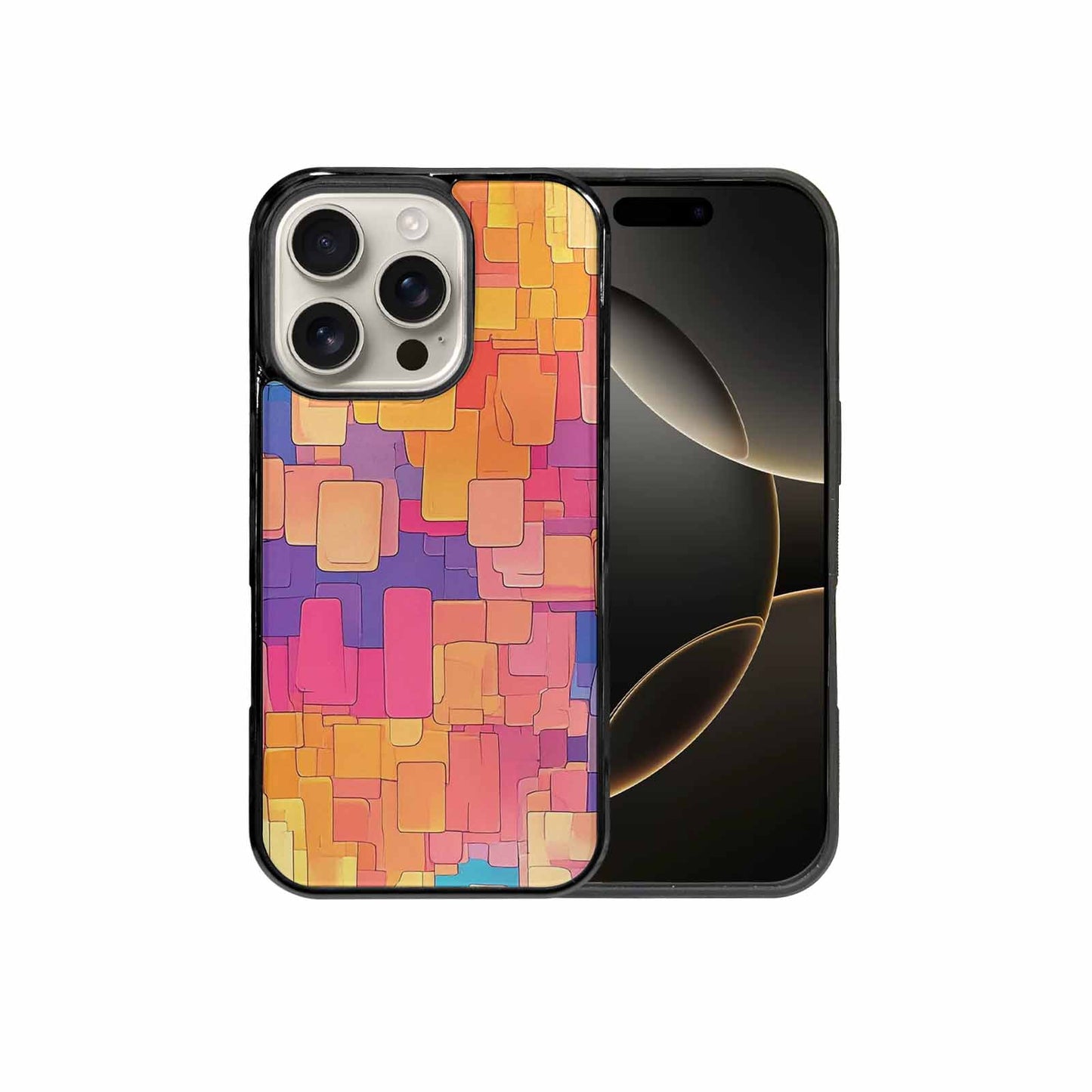 iPhone 16 Pro Case — Color Gradient Fade Pattern Hundreds Of, Custom Printed Phone Case