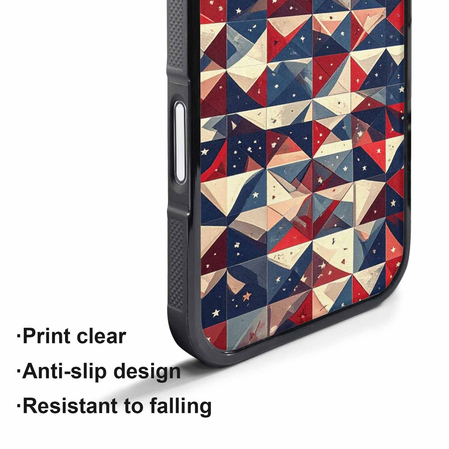 iPhone 17 Air Case — Small American Flag Stars And Galaxy, Custom Phone Case