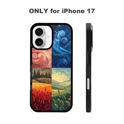 iPhone 17 Case — Small Van Gogh Style Galaxy Space, Custom Print Case Cover