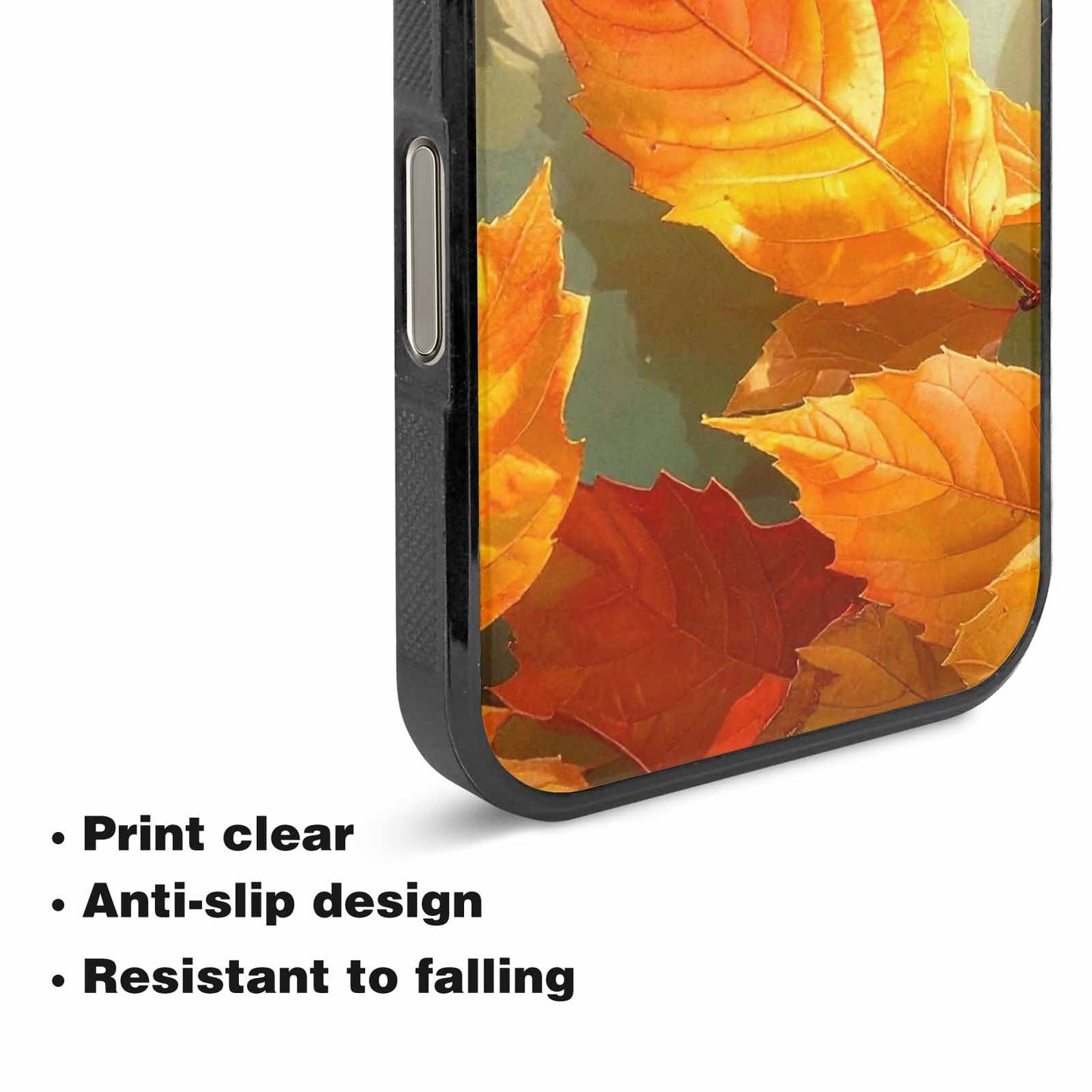 iPhone 16 Pro Max Case — Autumn Leaves, Personalized Phone Case