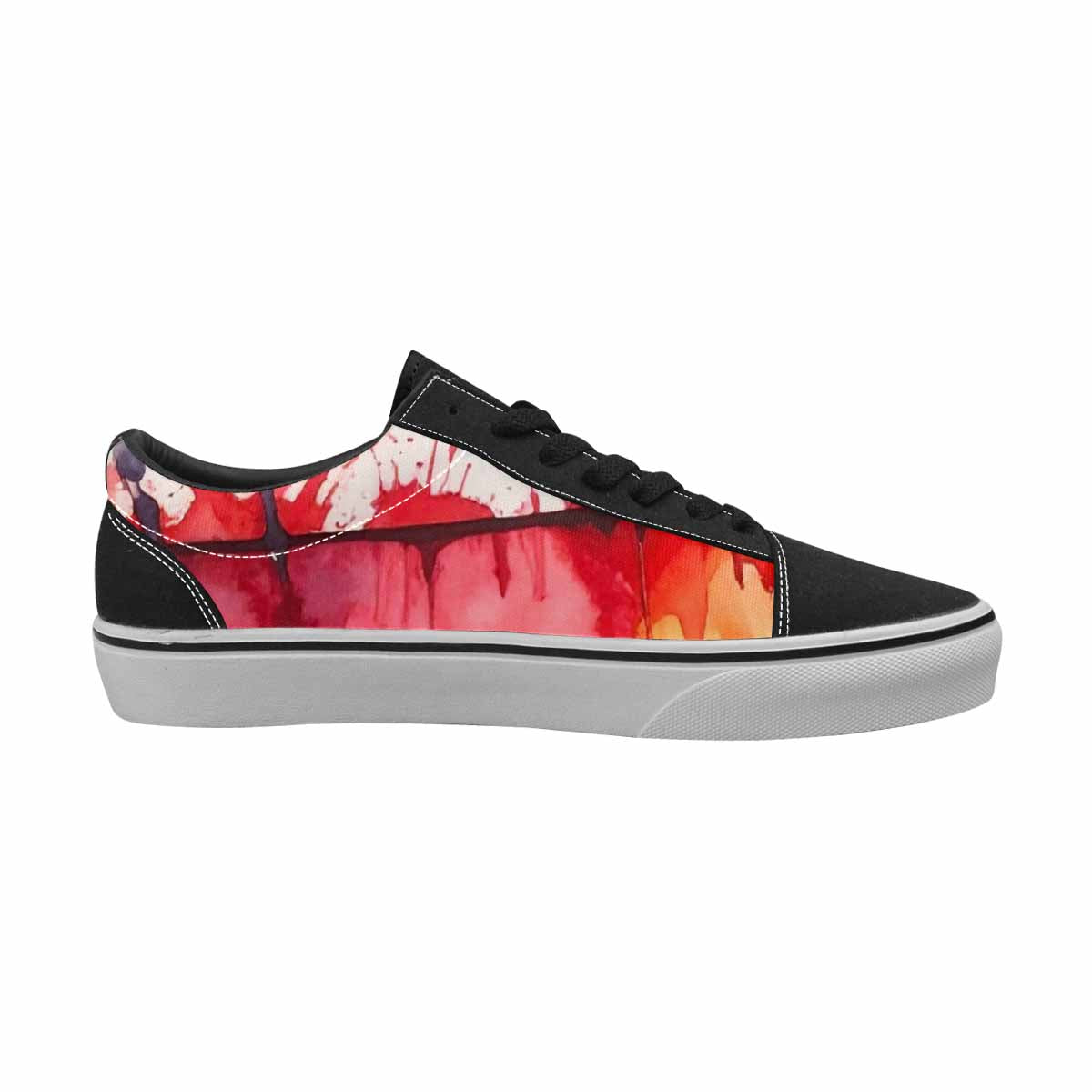 WOMEN'S Tie Lace-Up Canvas Neon Fantasy Shoes