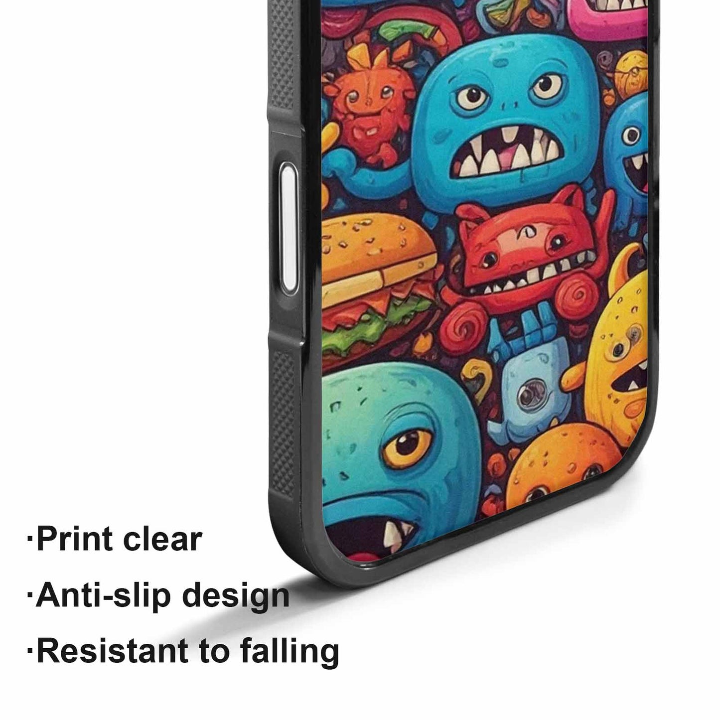 iPhone 17 Case — Small Cartoon Monster Character Cartoon Cute, Custom Print Case Cover