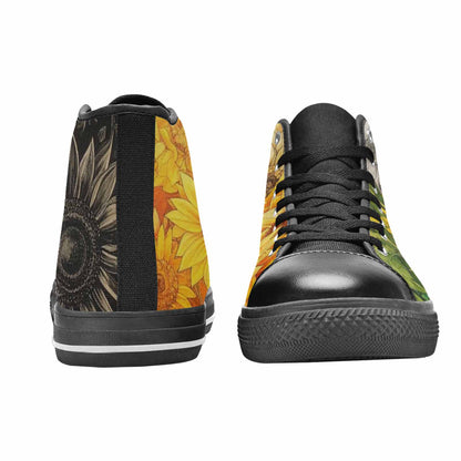 MEN'S Blend Melt Them High Top Canvas Neon Fantasy Shoes