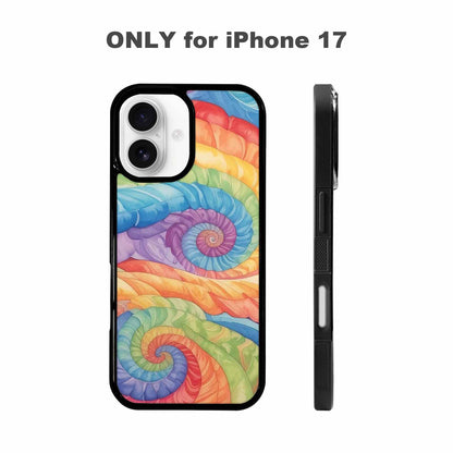 iPhone 17 Case — Tie Dye Swirls Tie Dye Tie, Customized Protective Case
