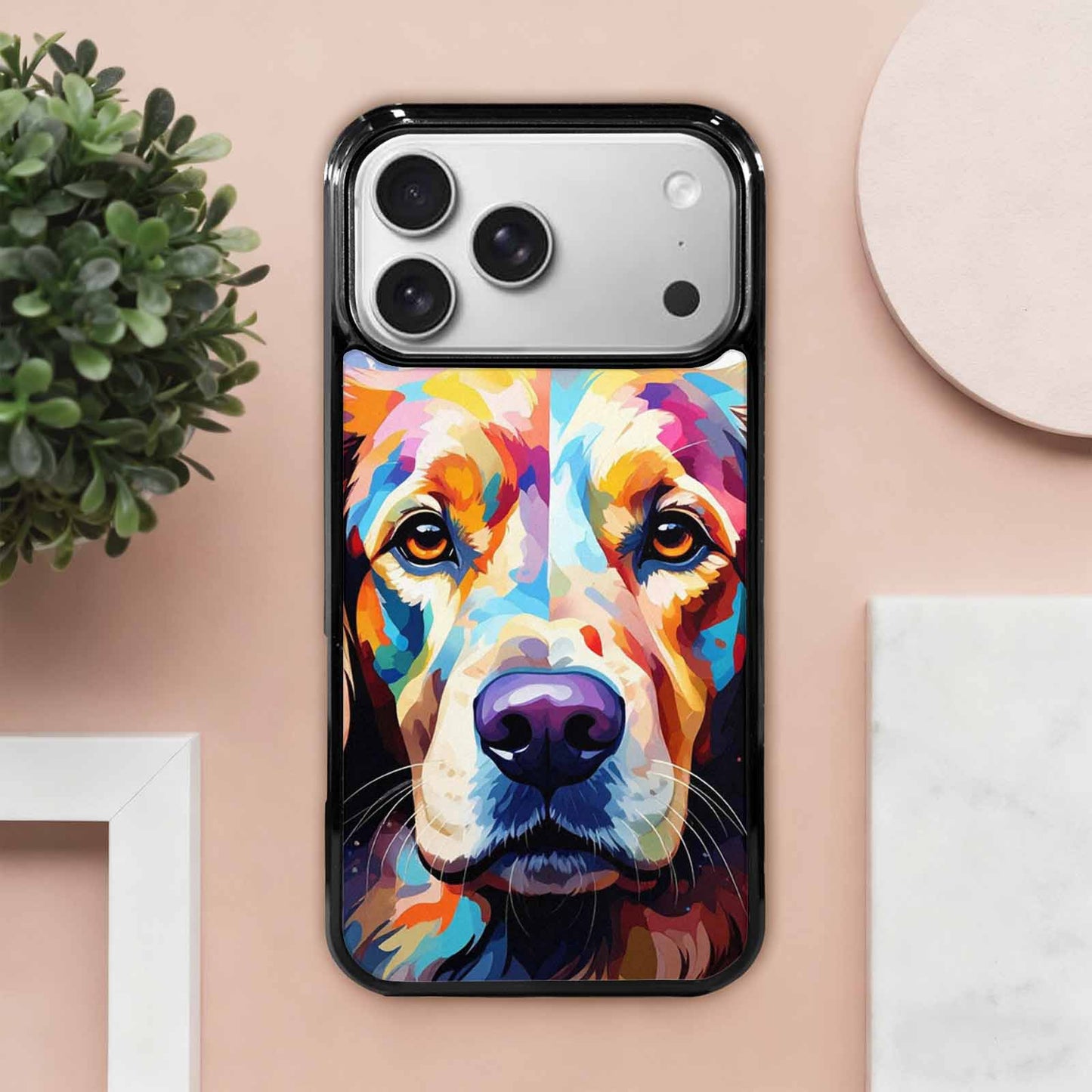 iPhone 17 Pro Max Case — Golden Retriever Watercolor Art Watercolor Abstract, Unique Phone Case Design