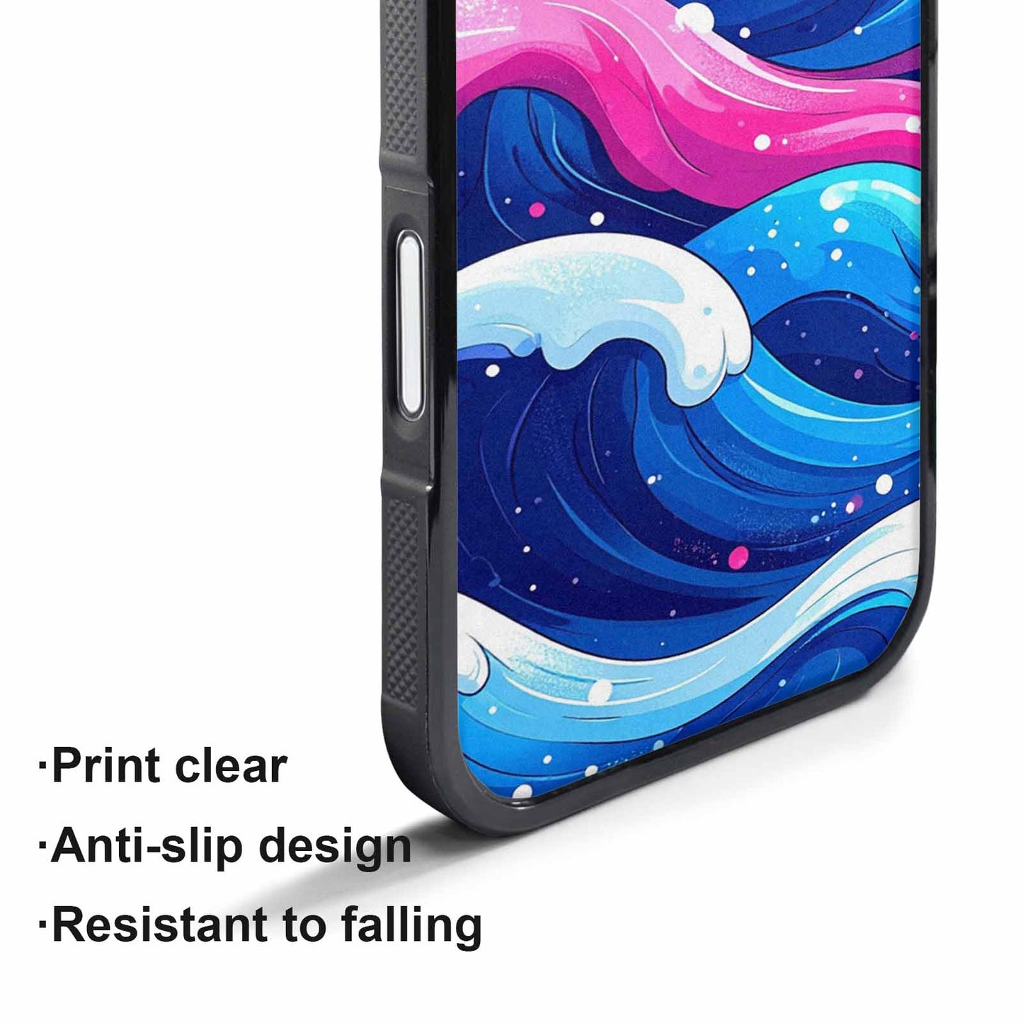 iPhone 17 Pro Max Case — Glossy Winter Wave Cartoon Cute, Custom Phone Case