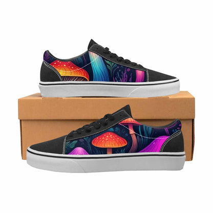 WOMEN'S Psychedelic Mushroom Canvas Lace-Up Y2K Sneakers