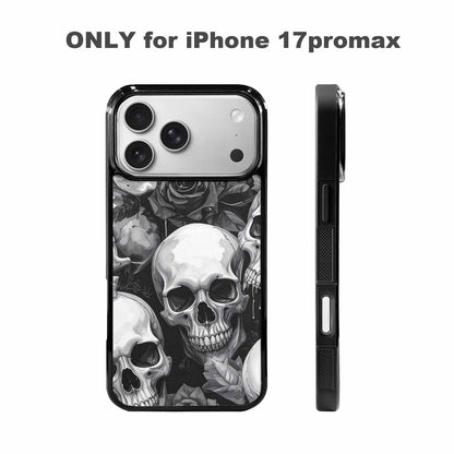 iPhone 17 Pro Max Case — Skull Dark Art Gothic Print Gothic, Custom Phone Case