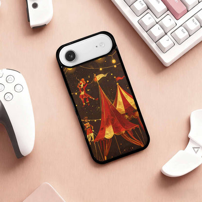 iPhone 17 Air Case — Vintage Circus Art Pattern Retro Vintage, Custom Phone Case