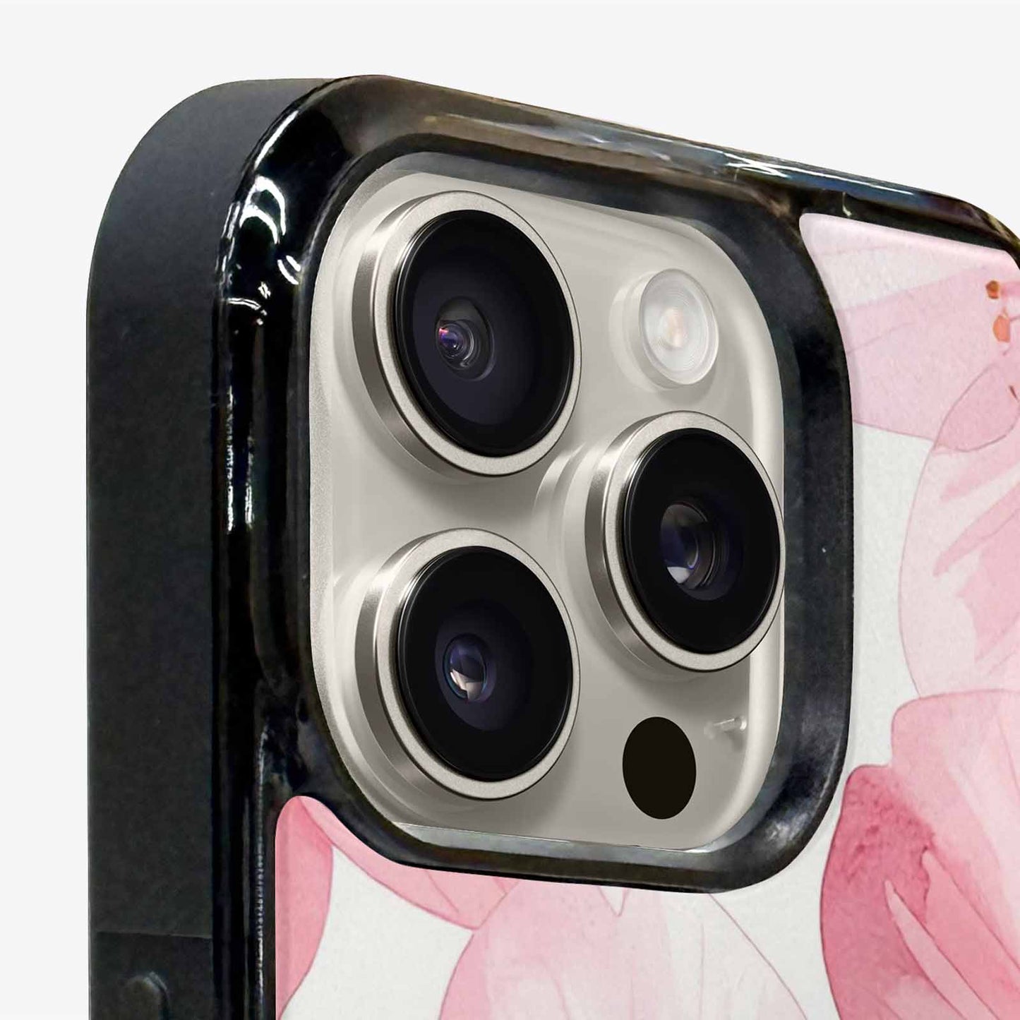 iPhone 16 Pro Max Case — Japanese Cherry Blossom Pattern Sakura Flowers, Custom Art Phone Cover