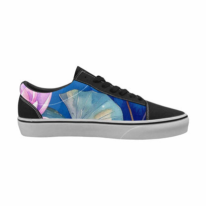 WOMEN'S Water Lilies Impressionist Canvas Lace-Up Surreal Sneakers