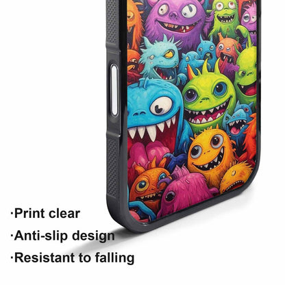 iPhone 17 Pro Case — Monsters General Cartoon Monsters Pattern Cartoon, Custom Art Phone Cover