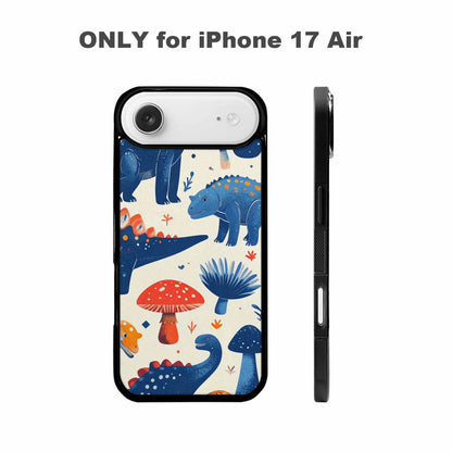 iPhone 17 Air Case — Vintage Dinosaurs Mushroom Retro Vintage, Custom Designed Case Cover