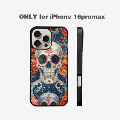 iPhone 16 Pro Max Case — Marble Skull Custom, Custom Print Case Cover