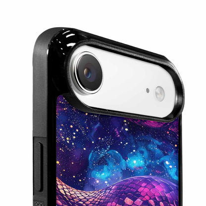 iPhone 17 Air Case — Snake Print Galaxy Seamless Pattern Animal, Custom Printed Phone Case
