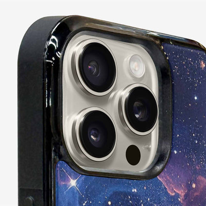 iPhone 16 Pro Max Case — Nebula Texture With Dense Star Cluster, Custom Print Case Cover