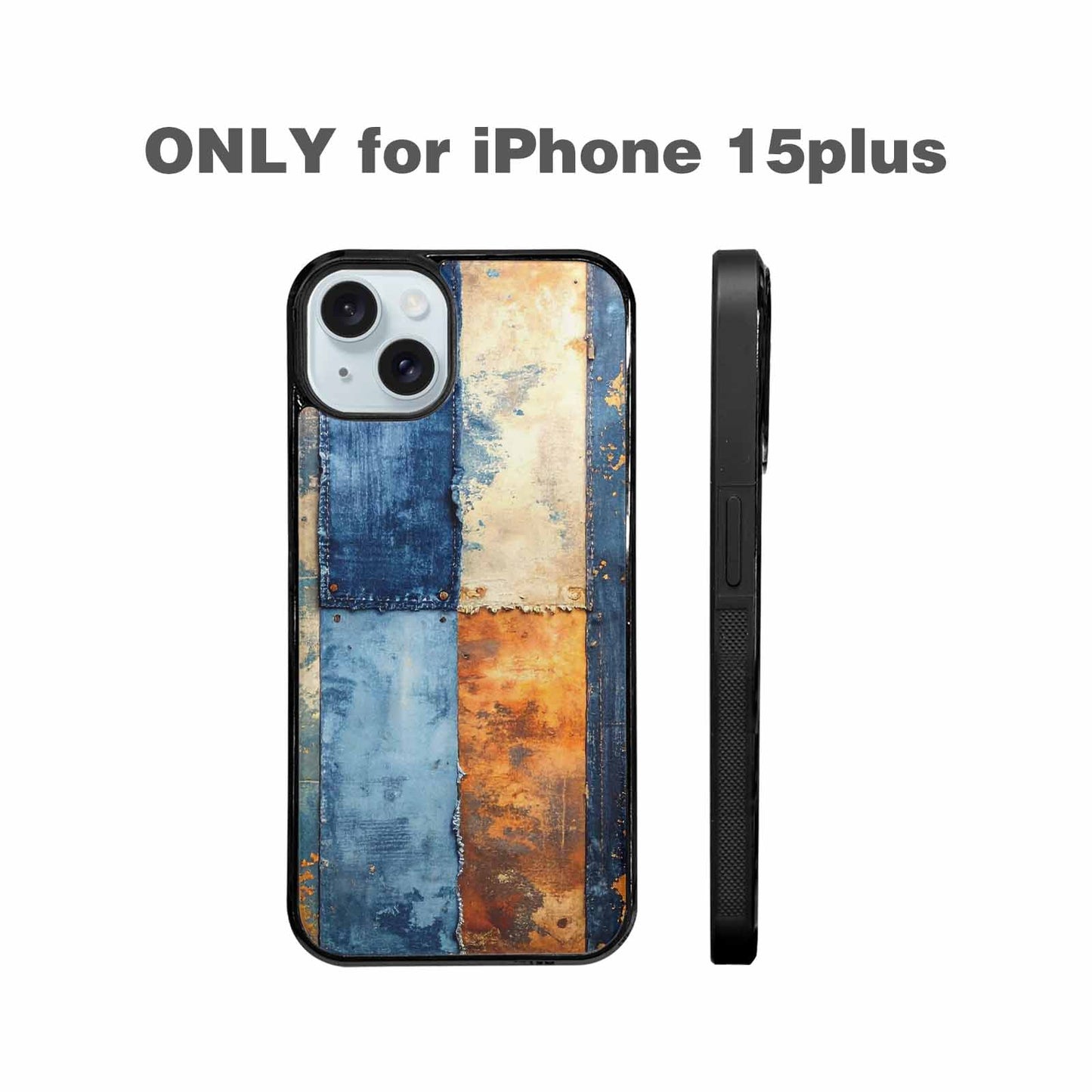 iPhone 15 Plus Case — Curve The Ripping Demin Tectures For, Customized Protective Case