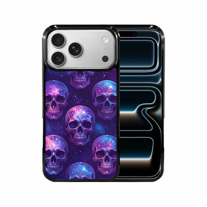 iPhone 17 Pro Max Case — Galaxy Skulls Art Seamless Gothic Skulls, Original Design Phone Case