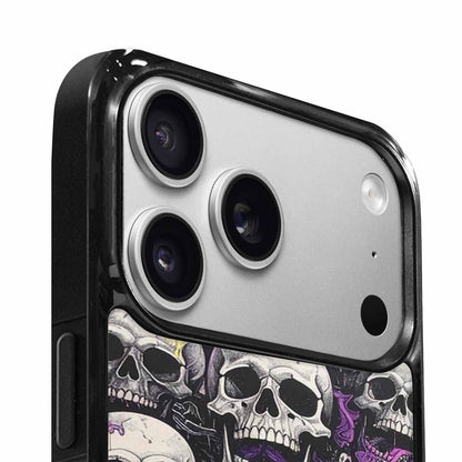 iPhone 17 Pro Case — Black Purple Ink Rainbow From Gothic, Unique Phone Case Design