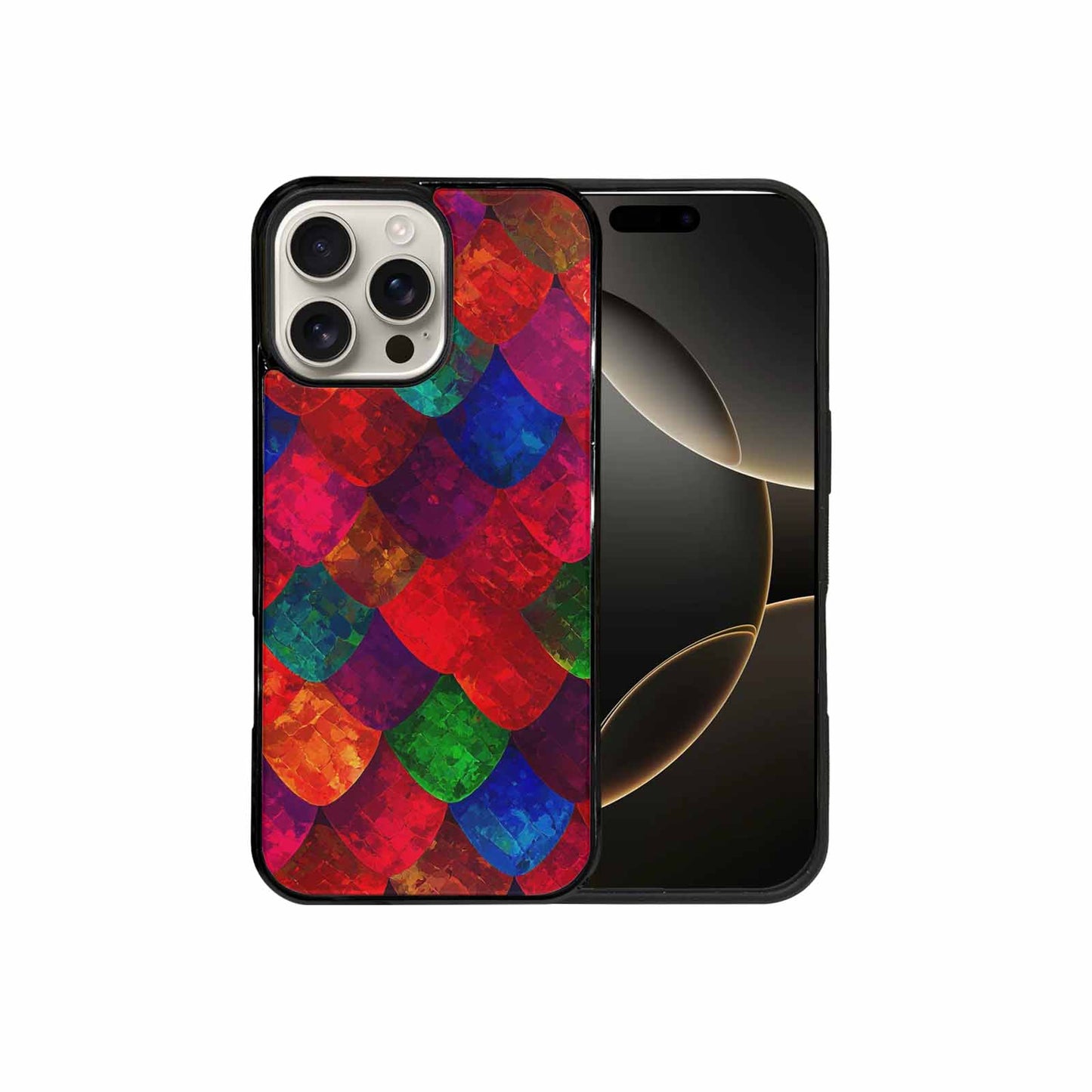 iPhone 16 Pro Max Case — Snake Print Dark Seamless Pattern Vibrant, Original Design Phone Case