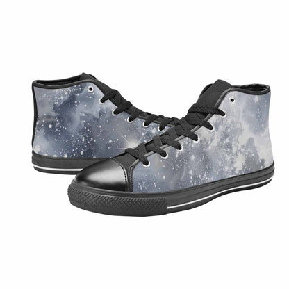 MEN'S Galaxy Art - High Top Canvas Grunge Shoes